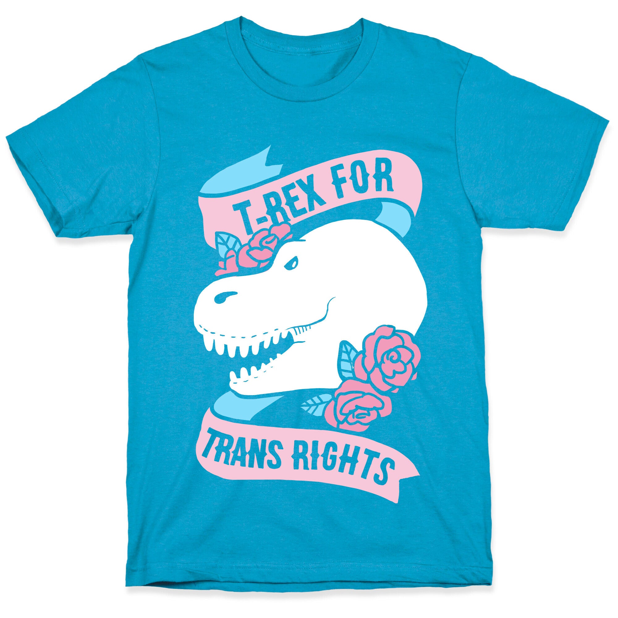 T- Rex for Trans Rights Unisex Triblend Tee